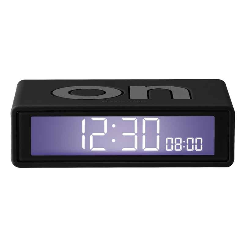 Lexon LR151NO Alarm Clock Flip+ Travel Black 3660491201354