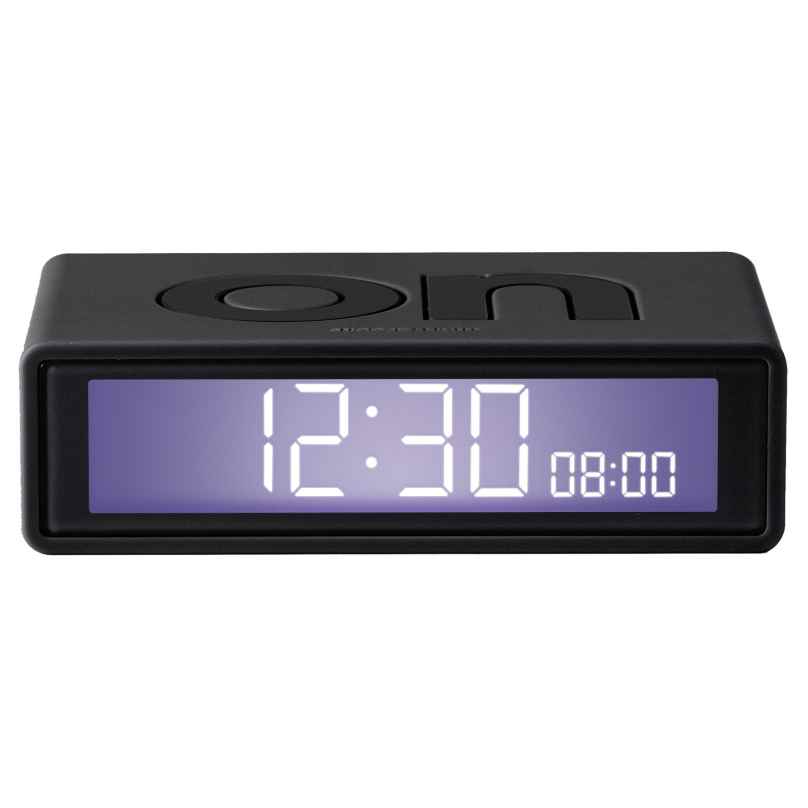 Lexon LR151G3 Alarm Clock Flip+ Travel Anthracite 3660491200456