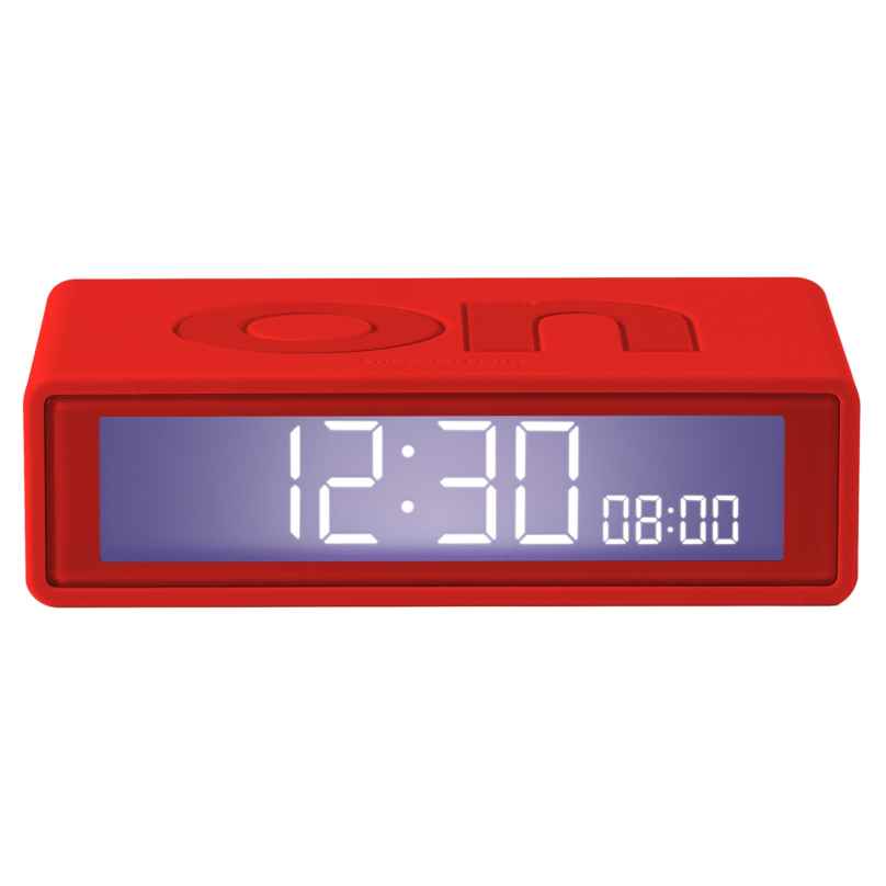 Lexon LR151R9 Alarm Clock Flip+ Travel Red 3660491200500