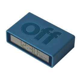 Lexon LR150BF9 Alarm Clock Flip+ Rubber Duck Blue Radio-Controlled