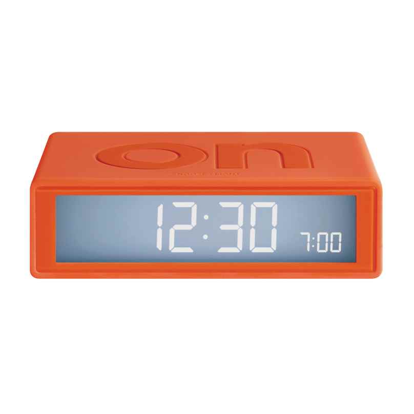 Lexon LR151O1 Alarm Clock Flip+ Travel Orange 3660491203747