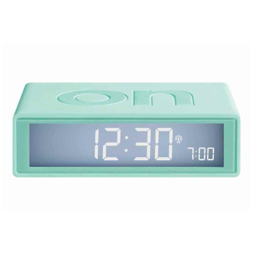 Lexon LR150M1 Alarm Clock Flip+ Rubber Mint Radio-Controlled 3660491203709