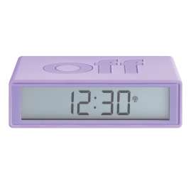 Lexon LR150LL Radio-Controlled Alarm Clock Flip+ Purple