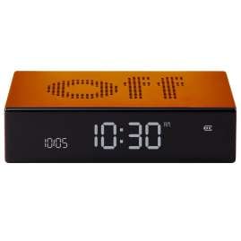 Lexon LR152O1 Digital Alarm Clock Flip Premium Orange