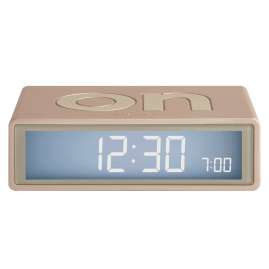 Lexon LR151D1 Alarm Clock Flip+ Travel Soft Gold