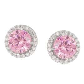 Acalee 70-1047-09 Damen-Ohrringe 925 Silber Zirkonia-Ohrstecker Pink