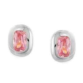 Acalee AC8946-09 Damen-Ohrringe 925 Silber Ohrstecker Zirkonia Pink