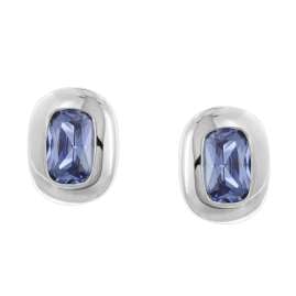 Acalee AC8946-06 Damen-Ohrringe 925 Silber Ohrstecker Zirkonia Tansanitblau