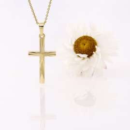 Acalee 20-1213 Necklace with Cross Pendant Gold 333 / 8K