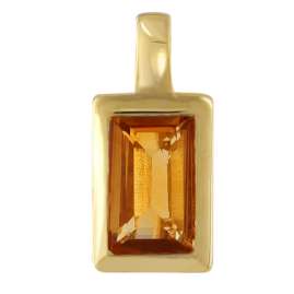 Acalee 80-1005-06 Necklace Pendant Gold 333 / 8K with Citrine
