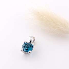 Acalee 80-1008-03 Pendant White Gold 333 / 8K with Topaz London Blue
