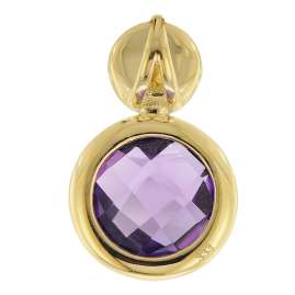Acalee 80-1019 Chain Pendant Gold 333 with Amethyst