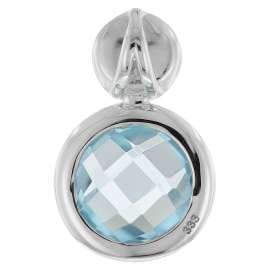 Acalee 80-1020 Ladies' Pendant White Gold 333 with Blue Topaz