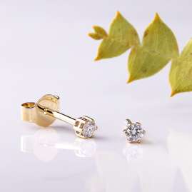 Acalee 70-1001-10 Brillant-Ohrringe 585 Gold Diamanten 0,1 Karat