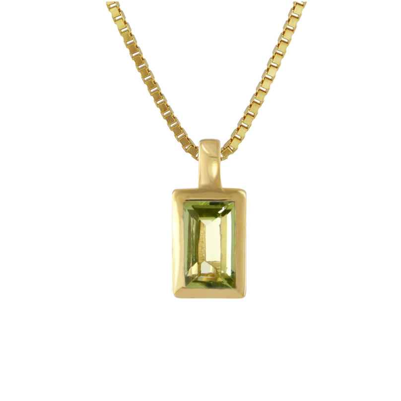 Acalee 80-1005-04 Peridot Pendant Gold 333 / 8K + Necklace 4262408157472