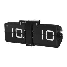 Cloudnola SKU0040 Table and Wall Clock Flipping Out Black