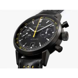 Hamilton H38446731 Herrenuhr Intra-Matic Auto Chrono Schwarz/Gelb
