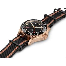 Hamilton H82565930 Wristwatch Automatic GMT Khaki Navy Scuba Bronze 43 mm
