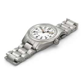 Hamilton H69439111 Wristwatch Khaki Field Mechanical 38 mm Steel/White