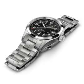 Hamilton H70455133 Automatic Watch Khaki Field Auto 38 mm Steel/Black