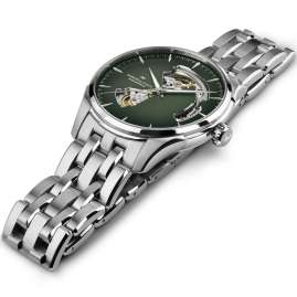 Hamilton H32675160 Men's Watch Automatic Jazzmaster Open Heart Green