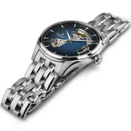 Hamilton H32675140 Automatic Men's Watch Jazzmaster Open Heart Blue