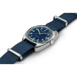 Hamilton H76419941 Wristwatch Hand-Winding Pilot Pioneer Mechanical Blue