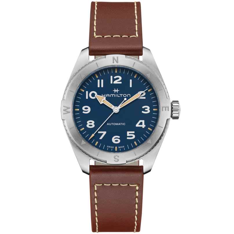 Hamilton H70315540 Men's Watch Khaki Field Expedition Automatic Brown 41 mm 7630458803927