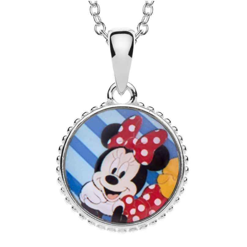 Disney CS00018SL-P.CS Kinder-Halskette mit Minnie Maus Anhänger 925 Silber 0887746770912