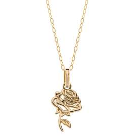Disney C400133L Necklace Beauty and the Beast 375 / 9K Gold