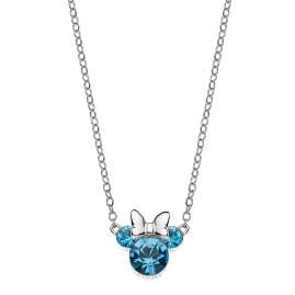 Disney N902352RMARL-18 Children's Necklace Birthstone March 925 Silver