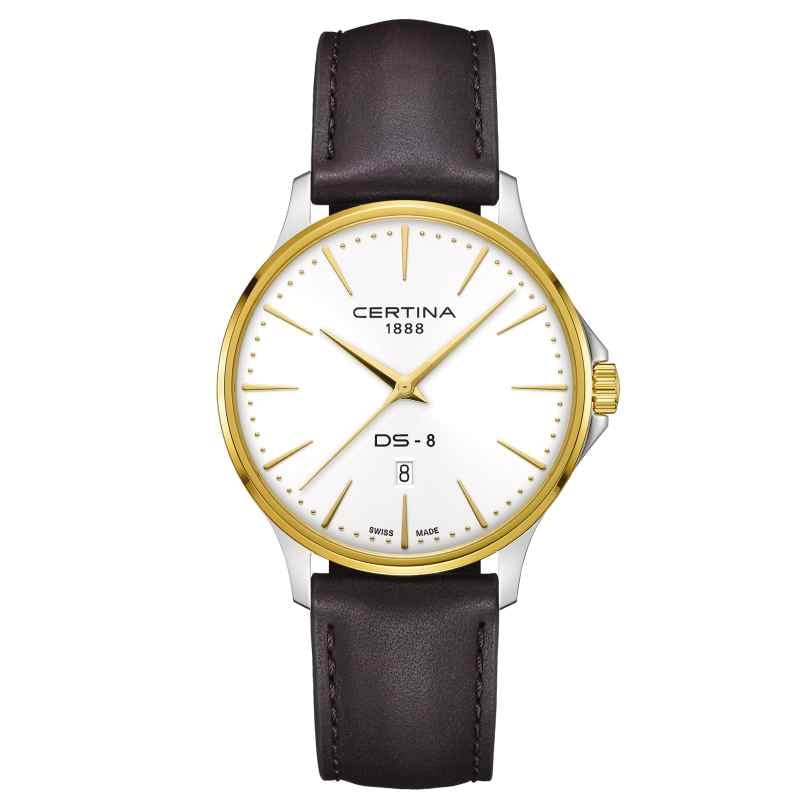 Certina C045.410.26.031.00 Herrenuhr Quarz DS-8 mit Lederband 7612307154183