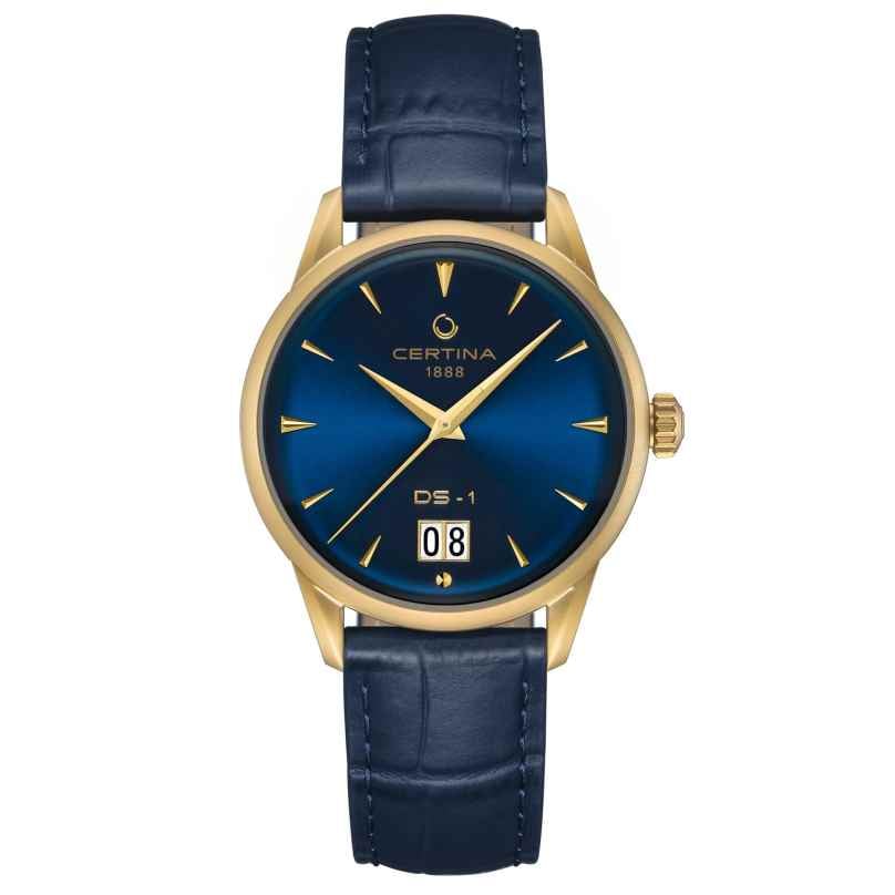 Certina C029.426.36.041.00 Men's Watch Automatic DS-1 Blue/Gold Tone 41 mm 7612307155654