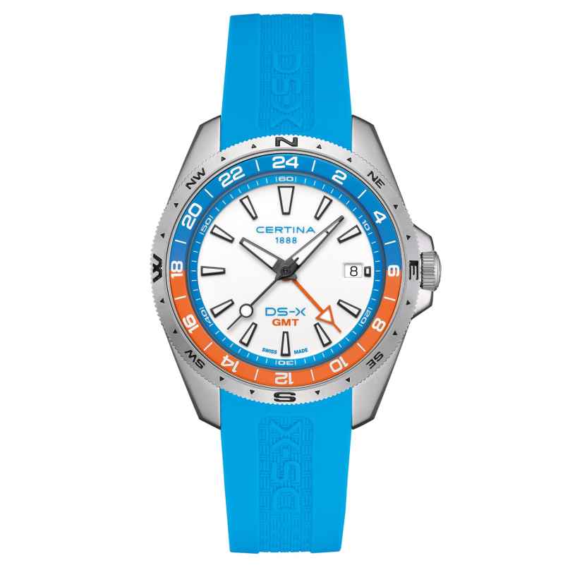 Certina C047.452.17.011.00 Men´s Watch Quartz DS-X GMT Turquoise 7612307156514
