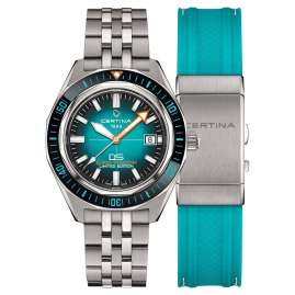 Certina C0506074404110 Men´s Watch Automatic DS Super PH2000M Titanium Turquoi