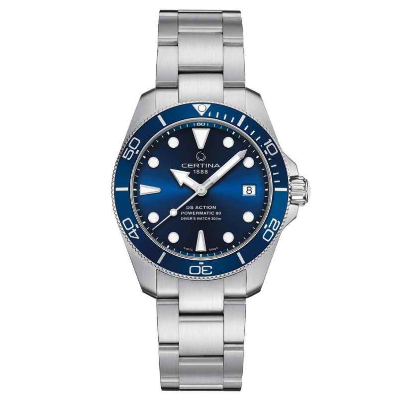 Certina C032.807.11.041.00 Men's Diver's Watch Automatic DS Action Steel/Blue 7612307146492