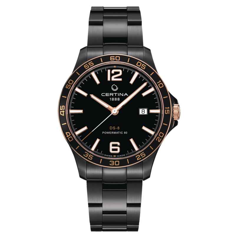 Certina C033.807.33.057.00 Men's Watch Automatic DS-8 Black 7612307149257