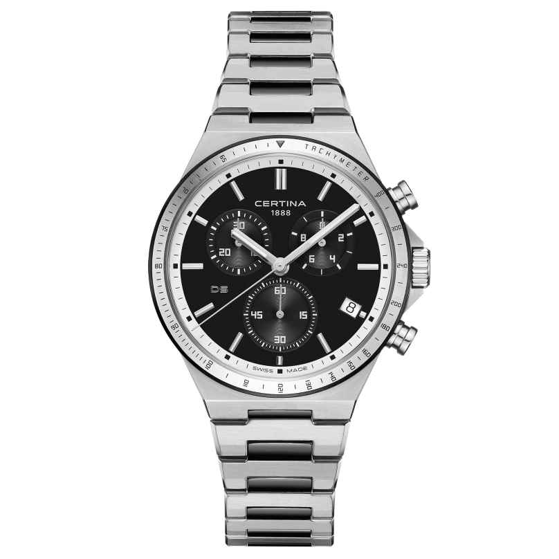 Certina C043.417.22.051.00 Men's Watch DS-7 Chronograph Steel/Black 7612307152288