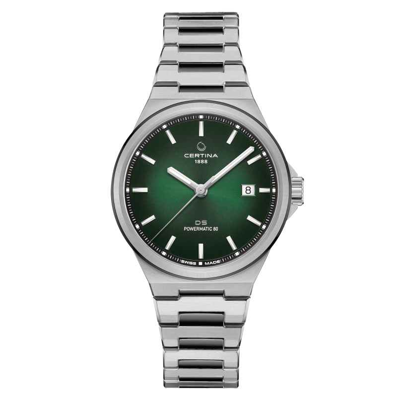 Certina C043.407.22.091.00 Men's Watch Automatic DS-7 Steel/Green 7612307152615