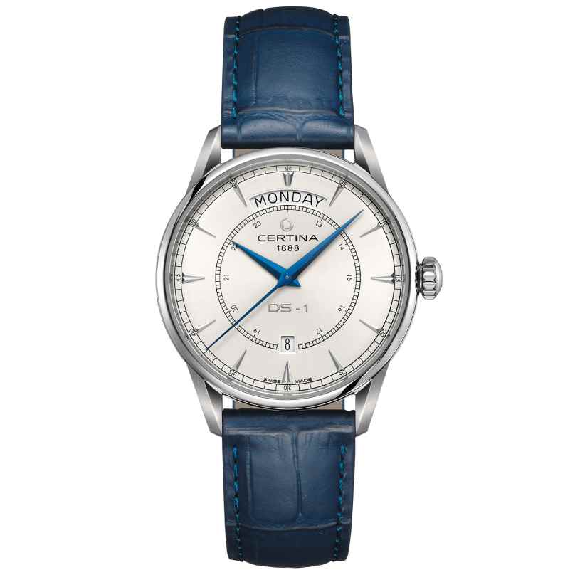 Certina C029.430.16.011.00 Men's Wristwatch Automatic DS-1 Day Date Blue 7612307153582