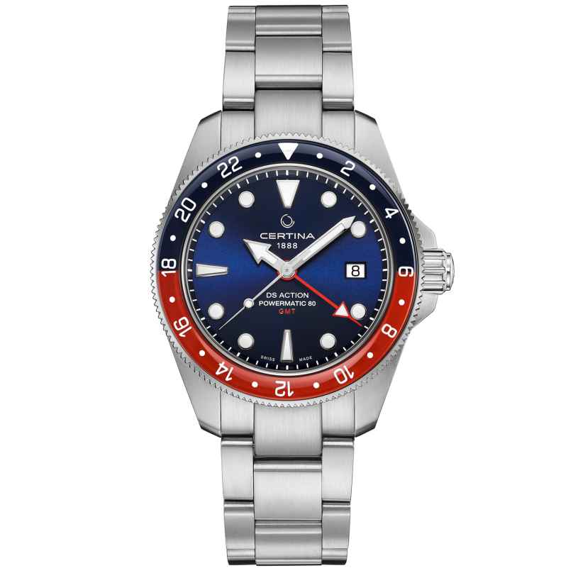 Certina C032.929.11.041.00 Diver's Watch Automatic GMT DS Action Blue/Red 7612307153773