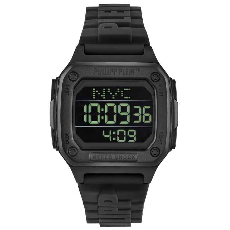 Philipp Plein PWHAA0221 Digital Watch Hyper $hock Black 7630615107059