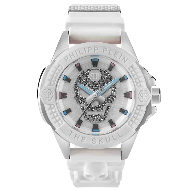 Philipp Plein PWAAA1521 Unisex Wristwatch The $kull White 7630615106526