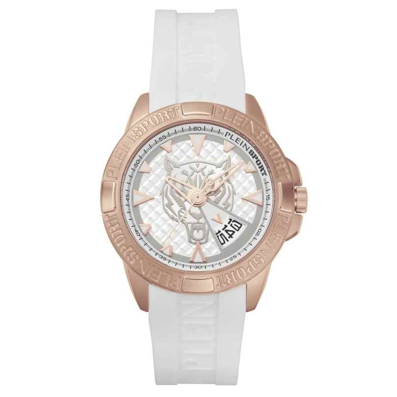 Philipp Plein PSFBA0723 Wristwatch in Unisex Size Touchdown White/Rose Gold Tone 7630615131436