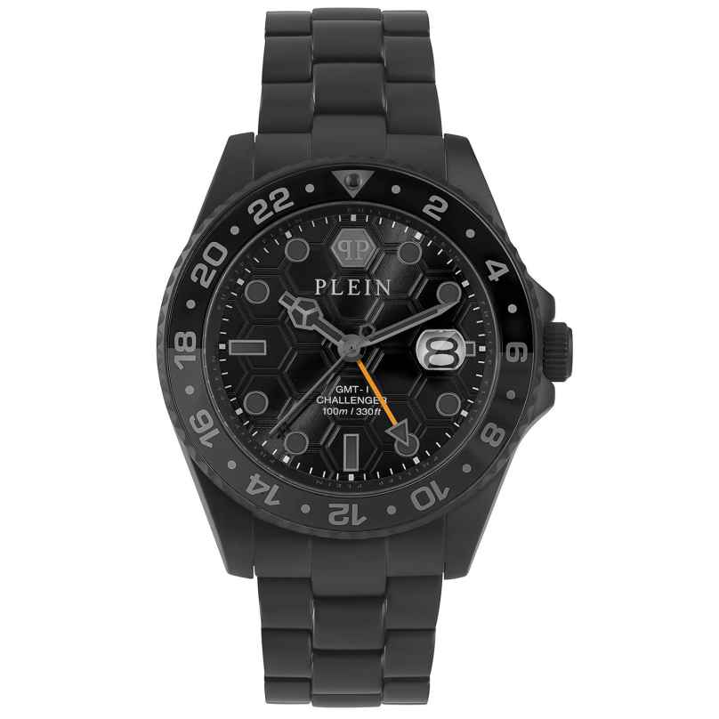 Philipp Plein PWYBA0923 Men's Watch GMT-I Challenger Black 7630615138497