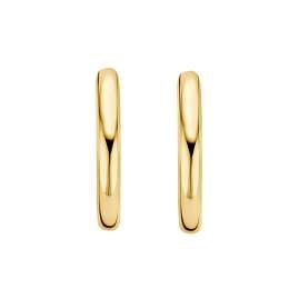 Blush 7271YGO Women's Hoop Earrings 585 Gold Polished