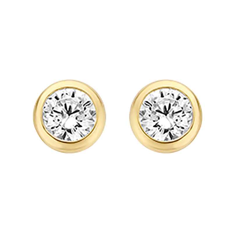 Blush 7214YZI Ladies' Stud Earrings 585 Gold with Cubic Zirconia 8720088121801