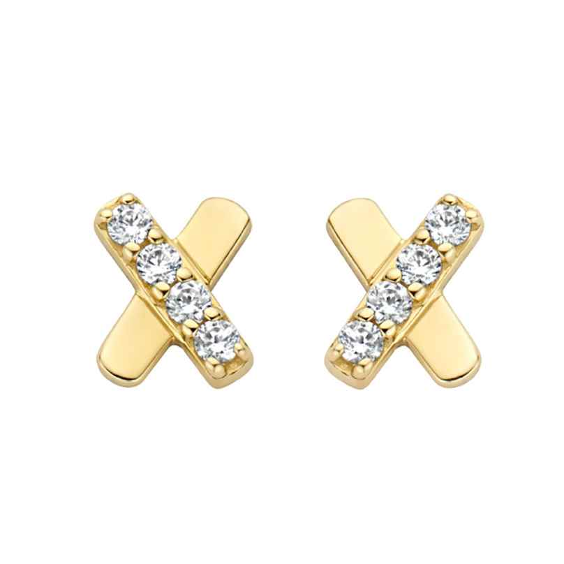 Blush 7301YZI Women's Stud Earrings 585 Yellow Gold X 8720088135242
