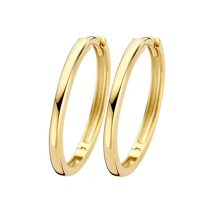 Blush 7274YGO Women's Hoop Earrings 585 Gold Polished 8720088138175