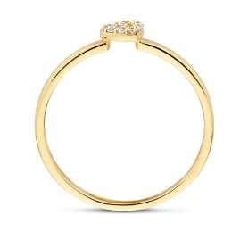 Blush 1231YZI Ladies' Gold Ring 585 Cubic Zirconia Heart